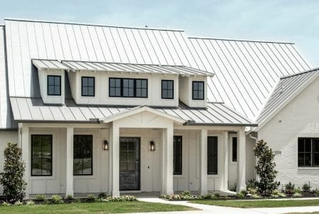 White Metal Roof color